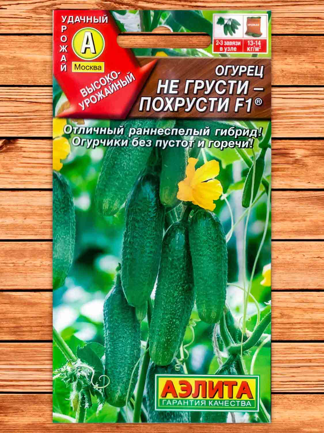 Огурец Не Грусти - Похрусти F1 10 шт.